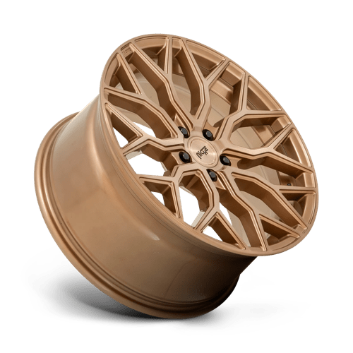 Niche M263 MAZZANTI Bronze Brushed 20x10.5 +40 5x112mm 66.6mm - Wheelwiz