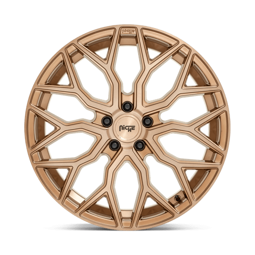 Niche M263 MAZZANTI Bronze Brushed 22x10 +30 5x130mm 84.1mm - Wheelwiz