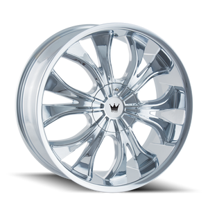 Mazzi HUSTLER Chrome 22x9.5 +30 6x135|6x139.7mm 106mm - Wheelwiz