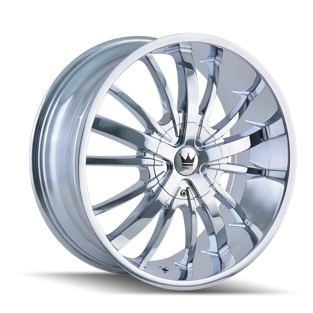 Mazzi ESSENCE Chrome 22x9.5 +18 5x127|5x139.7mm 87mm - Wheelwiz
