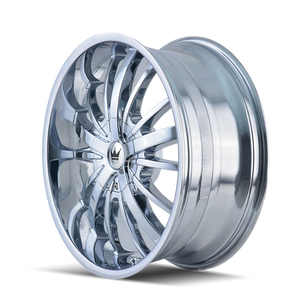 Mazzi ESSENCE Chrome 22x9.5 +18 5x127|5x139.7mm 87mm - Wheelwiz