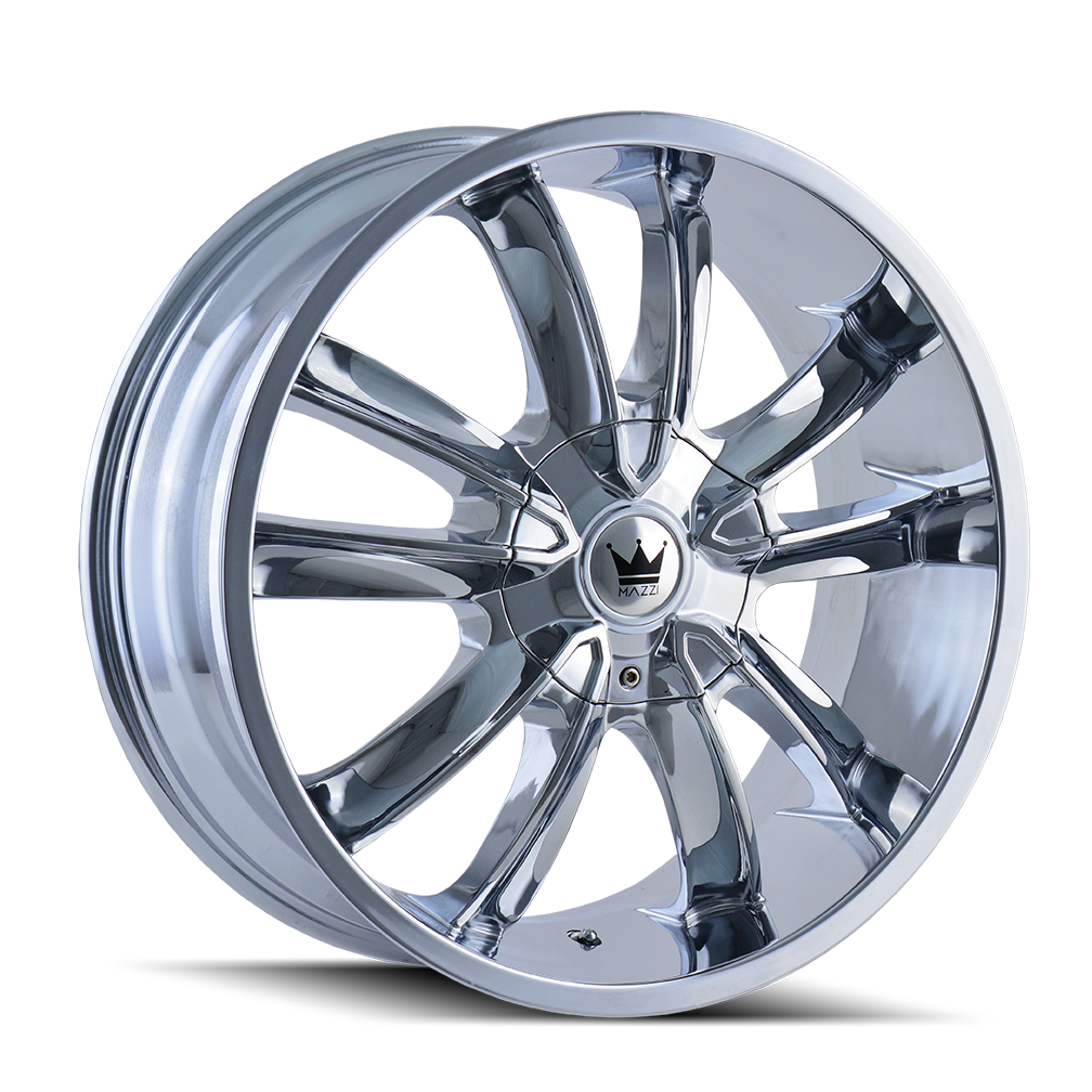 Mazzi OBSESSION Chrome 22x9.5 +18 5x115|5x120mm 74.1mm - WheelWiz