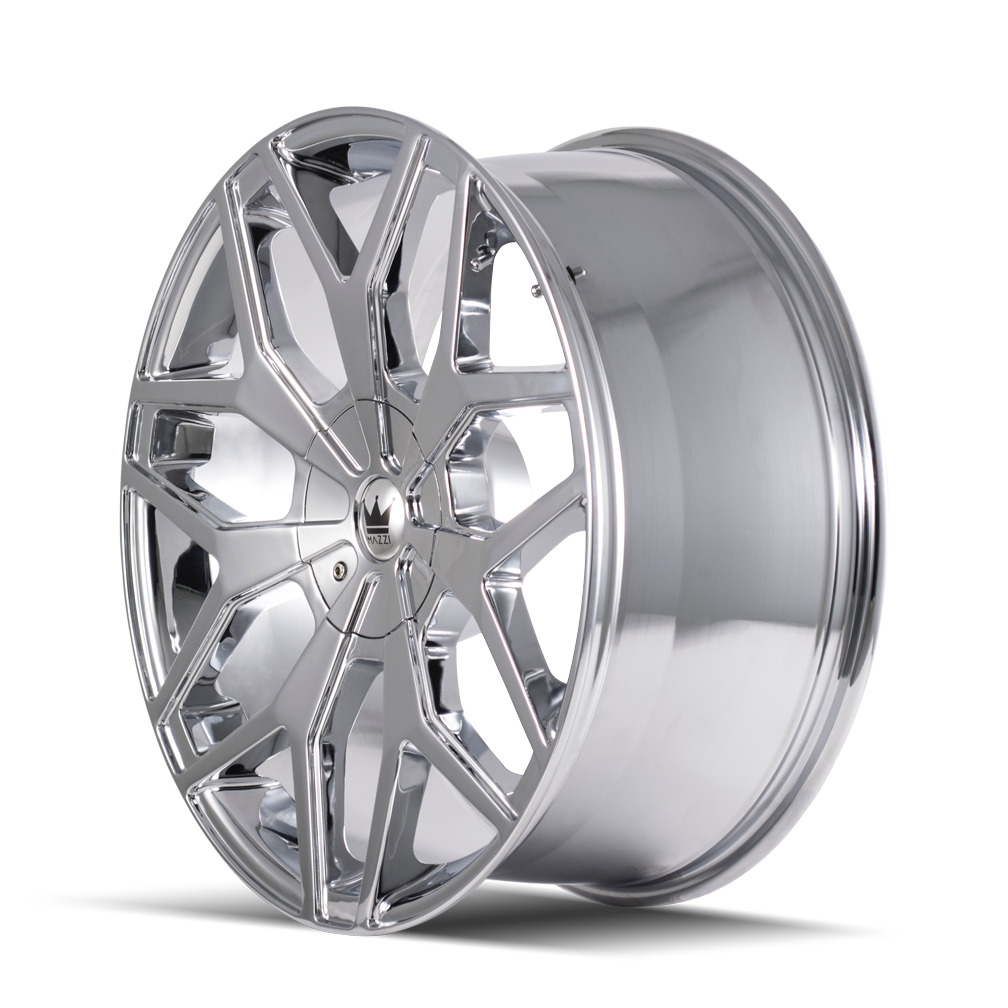 Mazzi PROFILE Chrome 20x8.5 +35 5x108|5x114.3mm 72.62mm - Wheelwiz