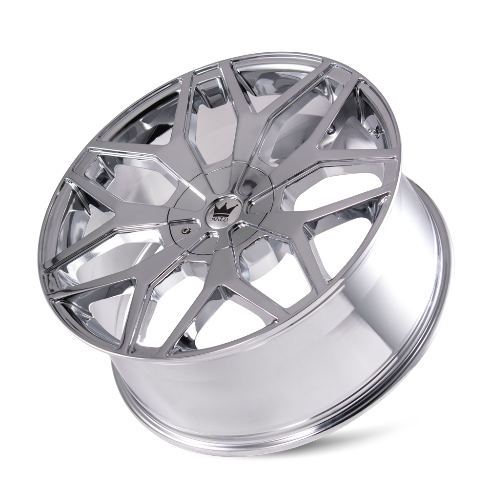 Mazzi PROFILE Chrome 24x9.5 +30 6x135|6x139.7mm 106mm - Wheelwiz