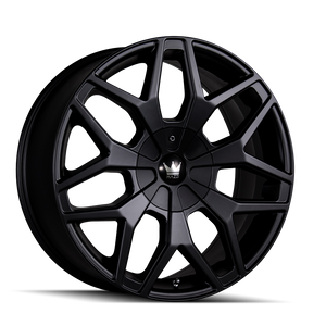 Mazzi PROFILE Matte black 24x9.5 +18 5x127|5x139.7mm 87mm - Wheelwiz
