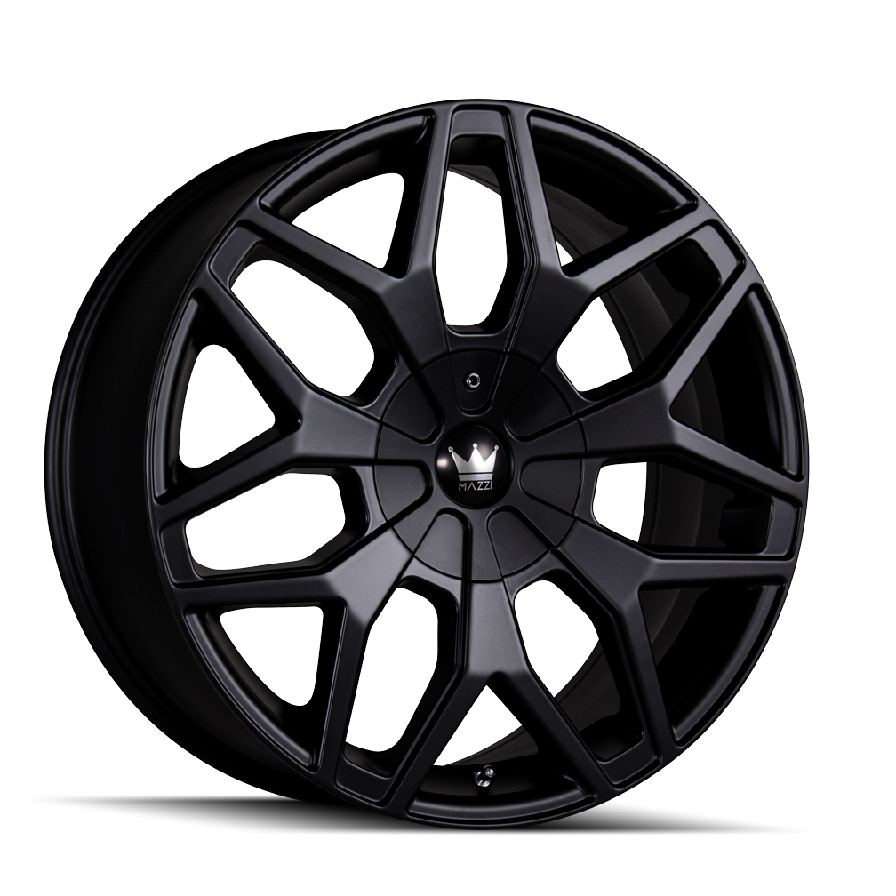 Mazzi PROFILE Matte black 20x8.5 +30 6x135|6x139.7mm 106mm - Wheelwiz