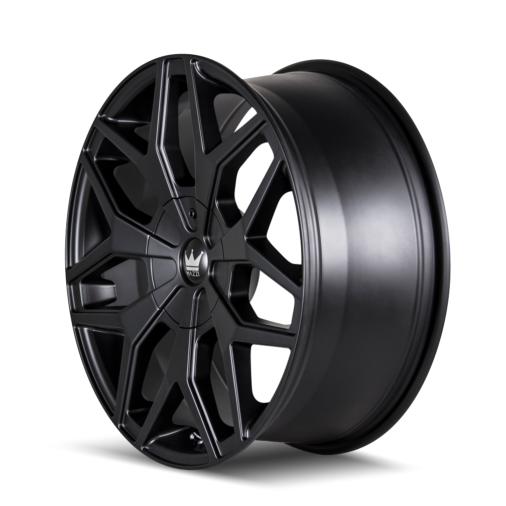 Mazzi PROFILE Matte black 20x8.5 +35 5x112|5x120mm 74.1mm - Wheelwiz