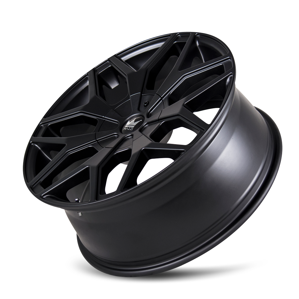 Mazzi PROFILE Matte black 22x9.5 +30 6x135|6x139.7mm 106mm - Wheelwiz
