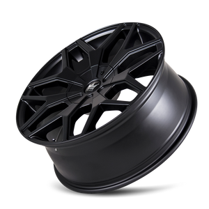 Mazzi PROFILE Matte black 22x9.5 +30 6x135|6x139.7mm 106mm - Wheelwiz