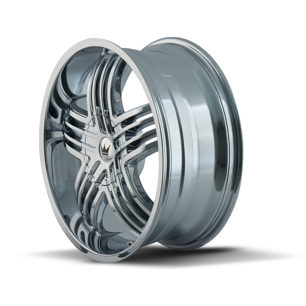 Mazzi ENTICE Chrome 20x8.5 +35 5x110|5x115mm 72.62mm - WheelWiz