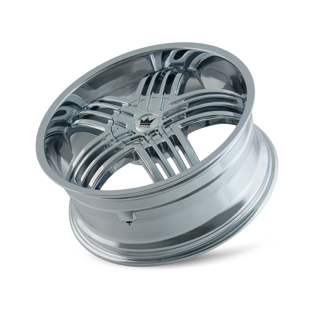 Mazzi ENTICE Chrome 20x8.5 +35 5x114.3|5x127mm 72.62mm - WheelWiz