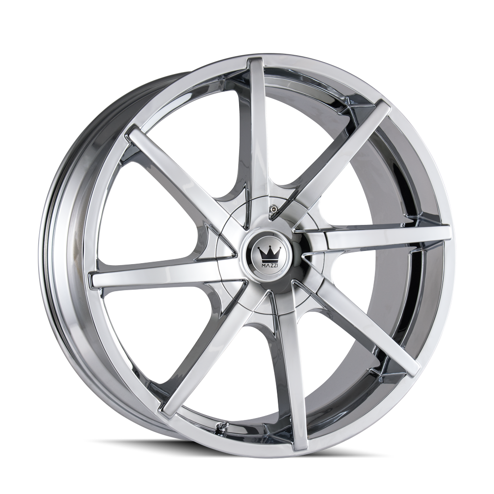 Mazzi KICKSTAND Chrome 22x9.5 +18 5x115|5x139.7mm 87mm - WheelWiz