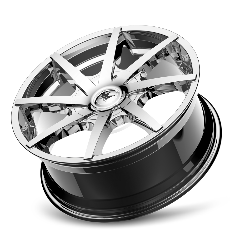 Mazzi KICKSTAND Chrome 22x9.5 +30 6x135|6x139.7mm 106mm - Wheelwiz