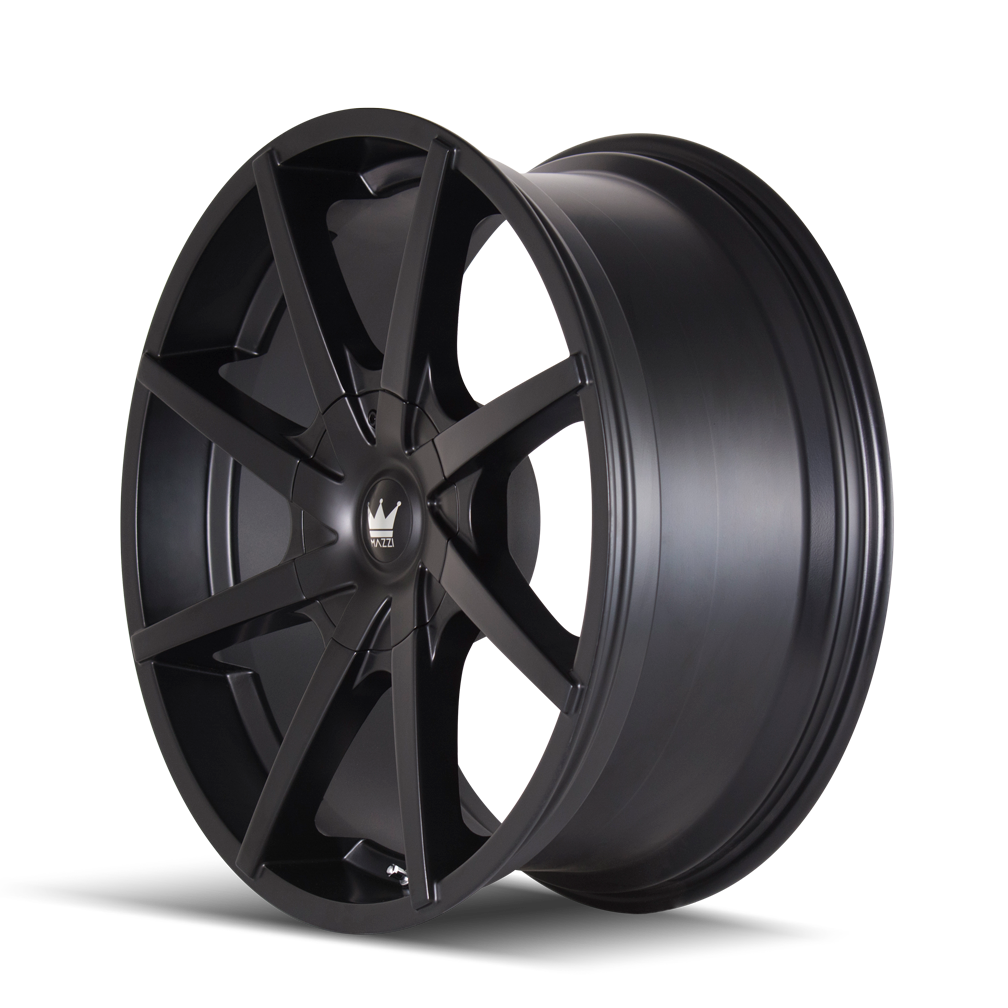 Mazzi KICKSTAND Matte black 24x9.5 +18 5x127|5x139.7mm 87mm - Wheelwiz