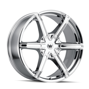 Mazzi STILTS Chrome 20x8.5 +35 5x108|5x114.3mm 72.6mm - Wheelwiz