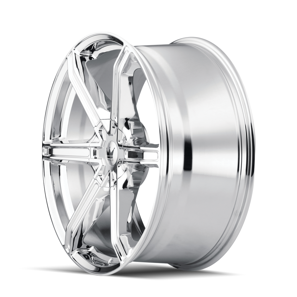 Mazzi STILTS Chrome 20x8.5 +35 5x108|5x114.3mm 72.6mm - Wheelwiz