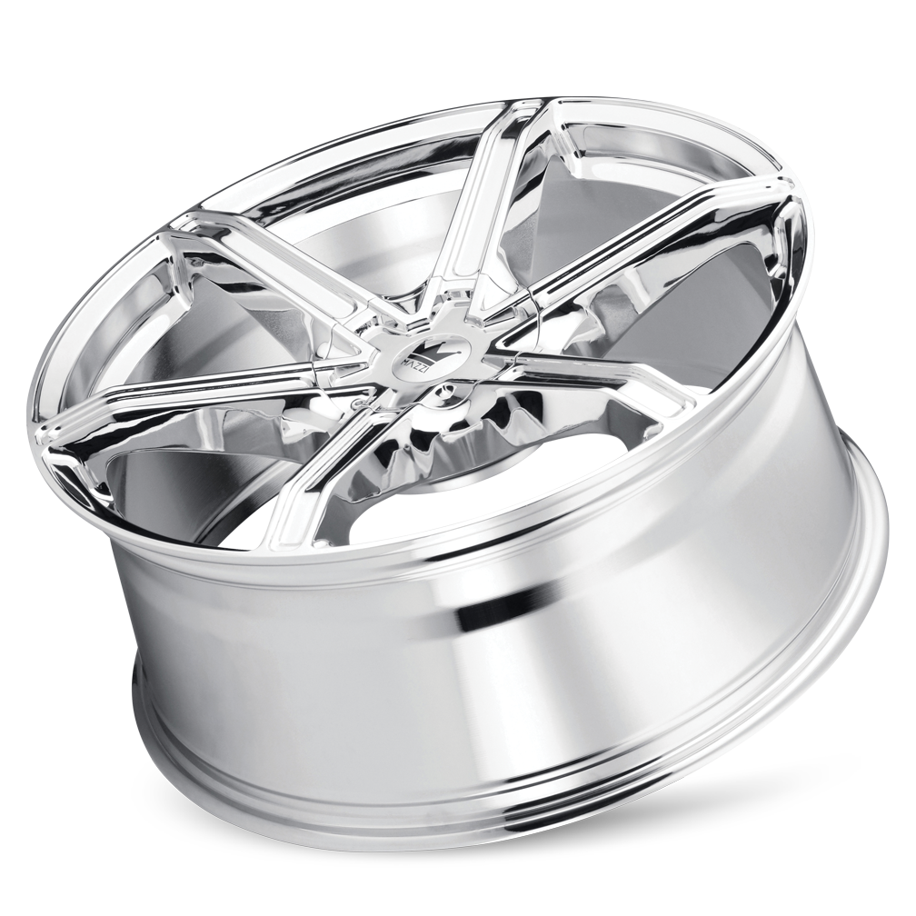Mazzi STILTS Chrome 20x8.5 +35 5x110|5x115mm 72.6mm - Wheelwiz