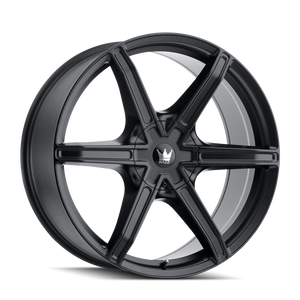 Mazzi STILTS Matte black 18x8 +30 5x110|5x127mm 71.5mm - Wheelwiz