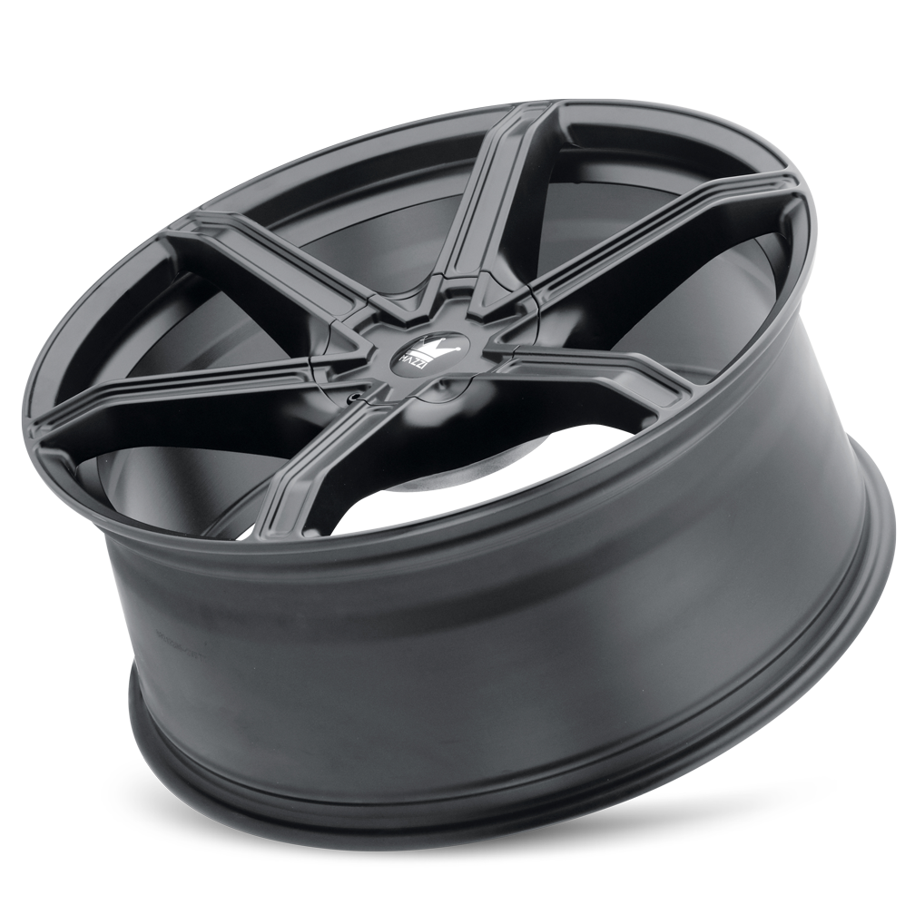 Mazzi STILTS Matte black 20x8.5 +35 5x108|5x114.3mm 72.6mm - Wheelwiz