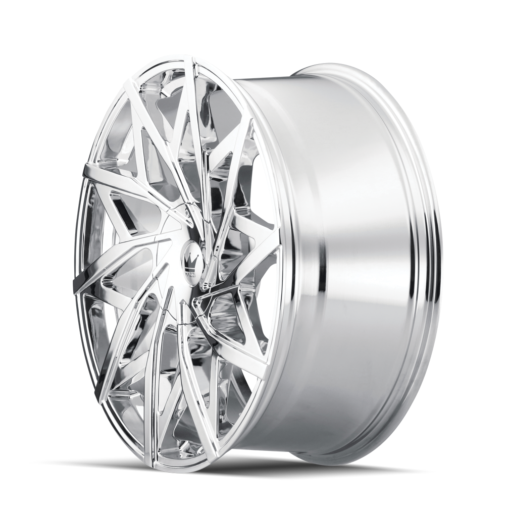Mazzi BIG EASY Chrome 18x8 +35 5x108|5x114.3mm 72.6mm - Wheelwiz