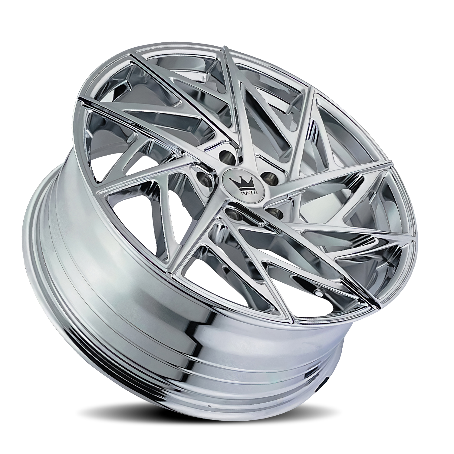 Mazzi FREESTYLE Chrome 17x8 +35 5x120mm 74.1mm - Wheelwiz