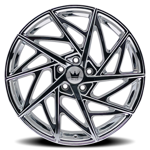 Mazzi FREESTYLE Chrome 20x8.5 +35 5x120mm 74.1mm - Wheelwiz