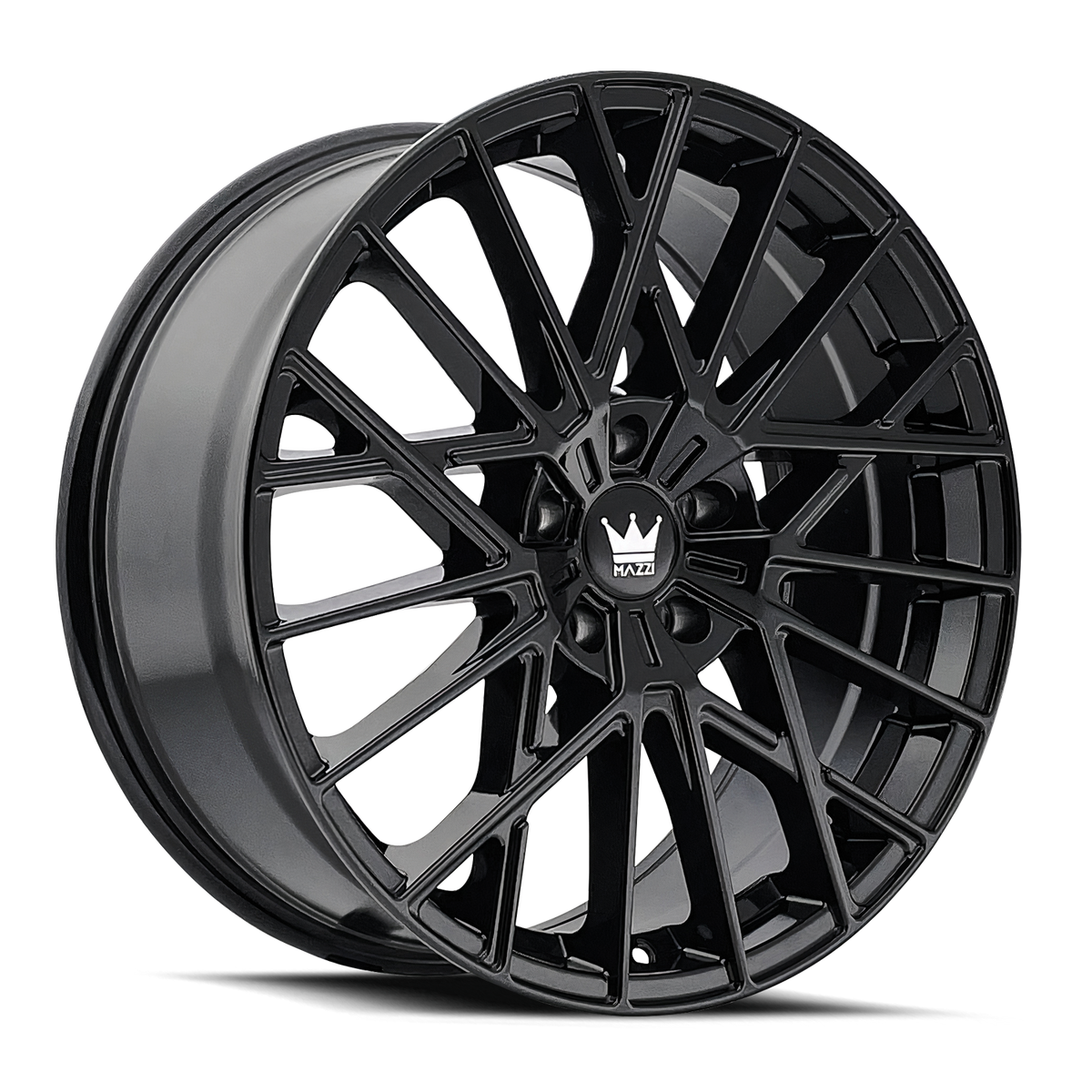Mazzi JINX Gloss black 20x8.5 +38 5x114.3mm 72.6mm - Wheelwiz