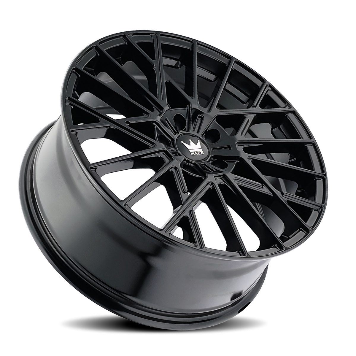 Mazzi JINX Gloss black 20x8.5 +38 5x120mm 72.56mm - Wheelwiz