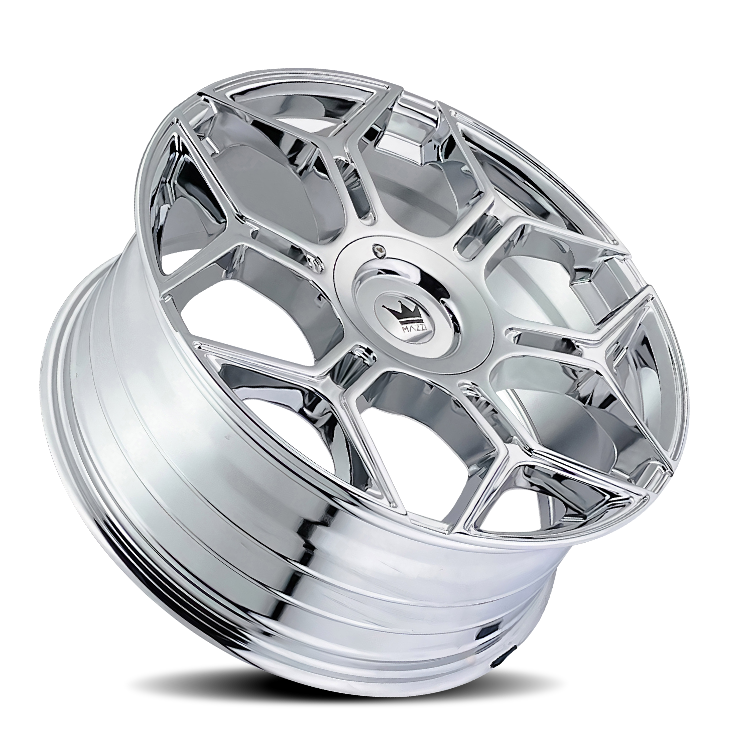 Mazzi LIBRA Chrome 20x8.5 +18 5x115|5x120mm 74.1mm - Wheelwiz