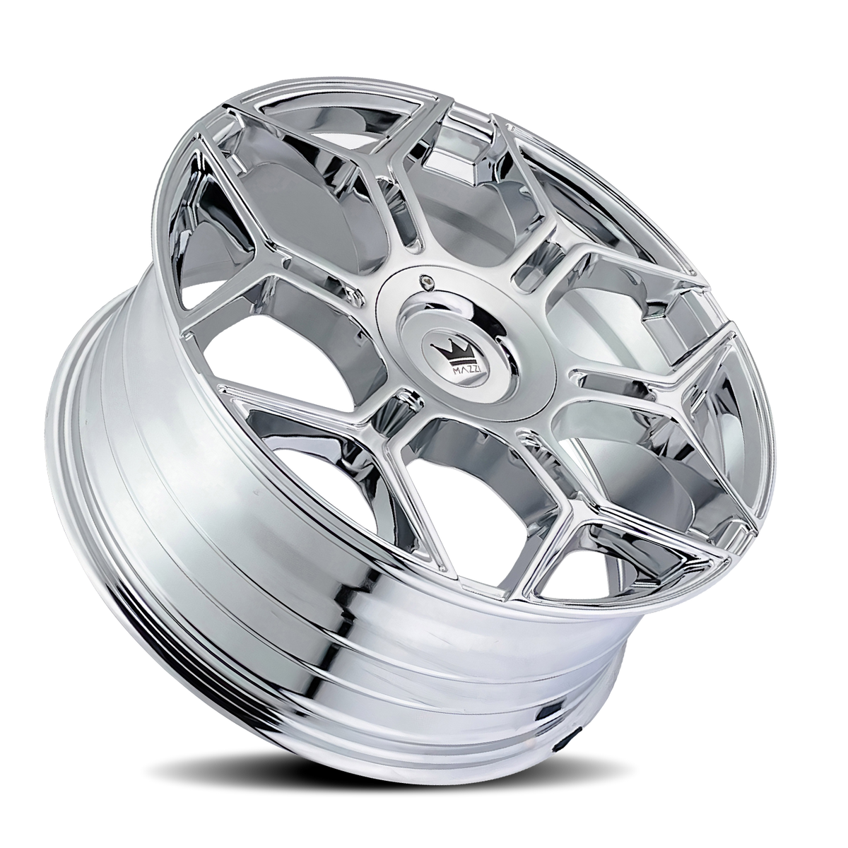 Mazzi LIBRA Chrome 20x8.5 +35 5x110|5x115mm 72.6mm - Wheelwiz