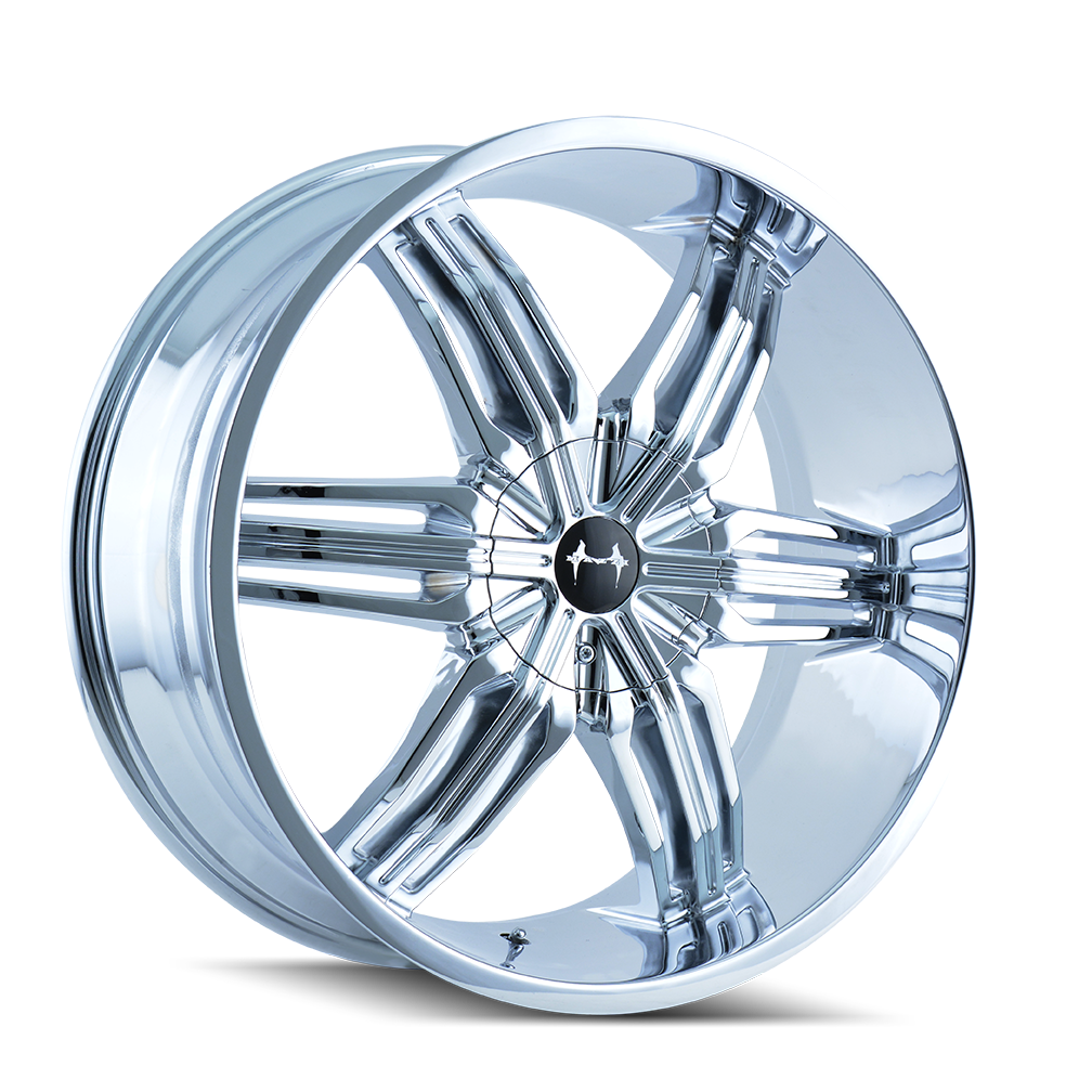 Mazzi RUSH Chrome 24x9.5 +18 5x115|5x127mm 78.3mm - WheelWiz