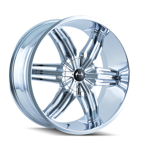 Mazzi RUSH Chrome 24x9.5 +18 5x115|5x127mm 78.3mm - WheelWiz