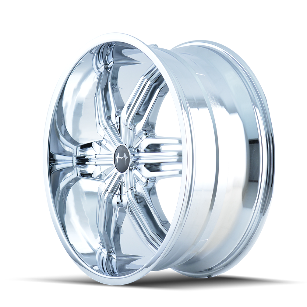 Mazzi RUSH Chrome 24x9.5 +18 5x115|5x127mm 78.3mm - WheelWiz