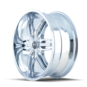 Mazzi RUSH Chrome 24x9.5 +18 5x115|5x127mm 78.3mm - WheelWiz