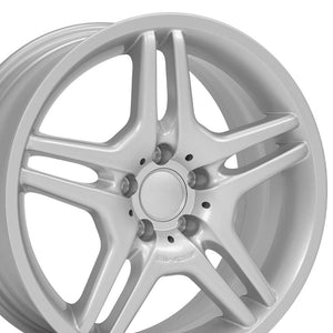 OE Wheels Replica MB02 Silver 18x9.0 +35 5x112mm 66.6mm