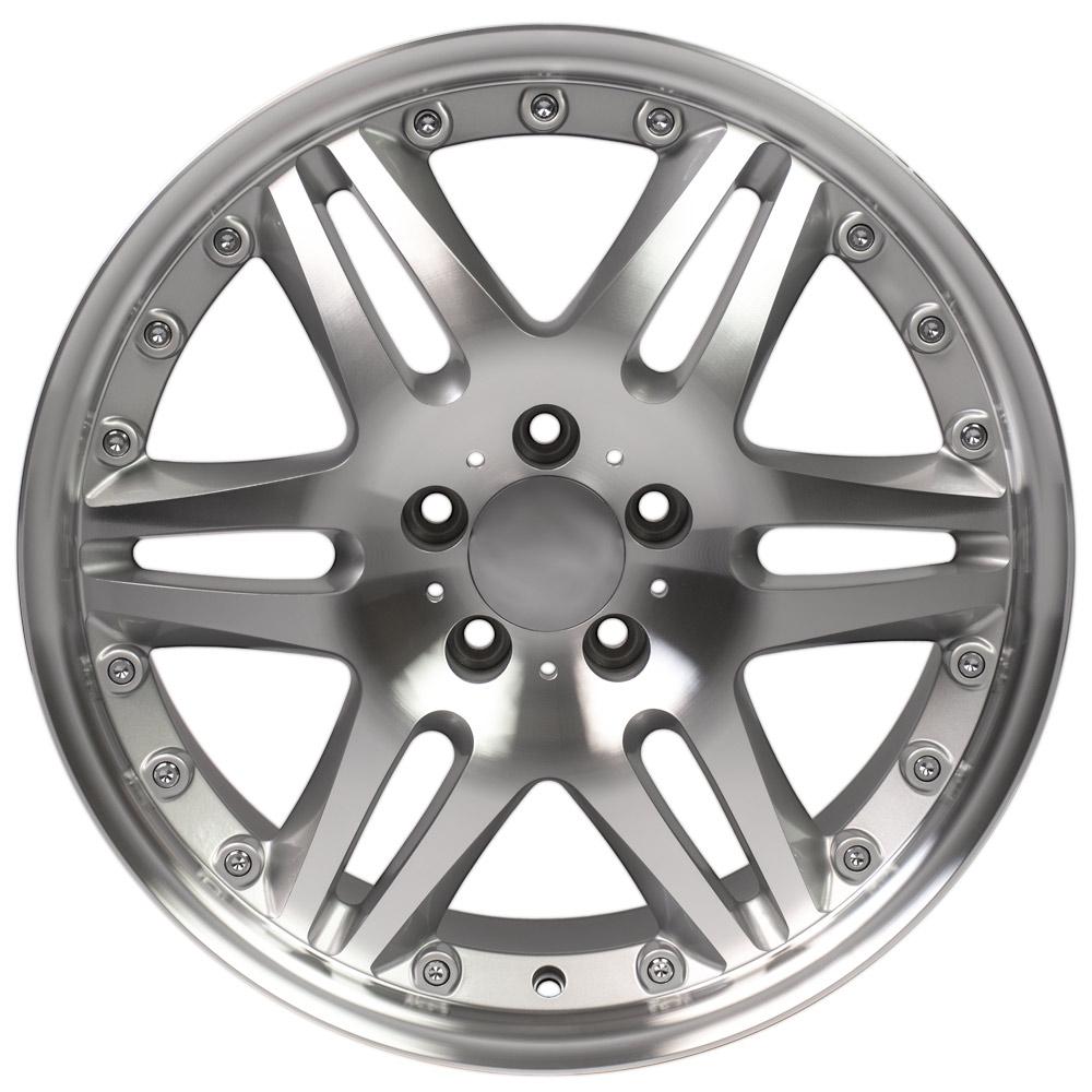 OE Wheels Replica MB09 Silver Machined 18x8.5 +35 5x112mm 66.6mm