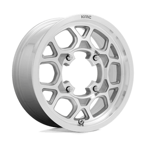 KMC KS133 MESA LITE UTV Machined 15x6 +38 4x137mm 96mm - Wheelwiz