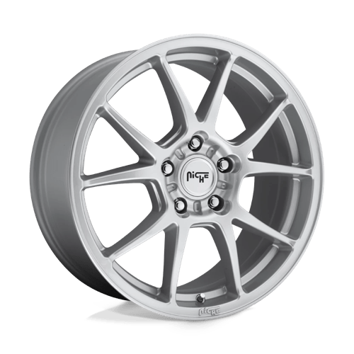 Niche M175 MESSINA Gloss Silver 18x8 +40 5x114.3mm 72.6mm - Wheelwiz