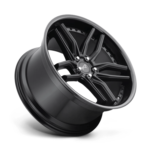 Niche M194 METHOS Gloss Black Matte Black 20x9 +27 5x112mm 66.6mm - WheelWiz