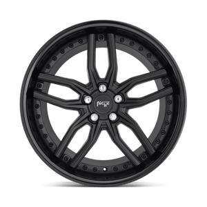 Niche M194 METHOS Gloss Black Matte Black 20x9 +42 5x112mm 66.6mm - WheelWiz