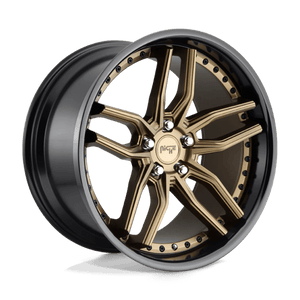 Niche M195 METHOS Matte Bronze Black Bead Ring 20x9 +38 5x112mm 66.6mm - Wheelwiz