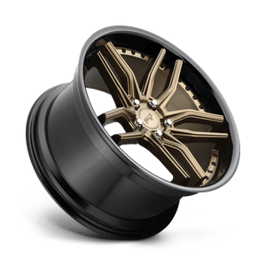 Niche M195 METHOS Matte Bronze Black Bead Ring 20x9 +38 5x112mm 66.6mm - Wheelwiz