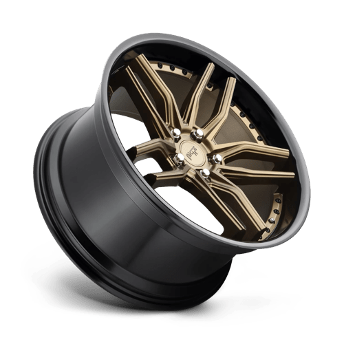 Niche M195 METHOS Matte Bronze Black Bead Ring 20x10 +45 5x120mm 72.6mm - Wheelwiz
