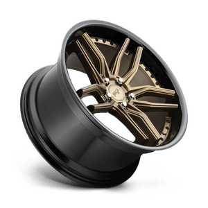 Niche M195 METHOS Matte Bronze Black Bead Ring 20x10.5 +20 5x115mm 71.5mm - Wheelwiz