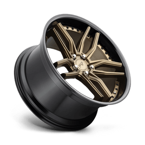 Niche M195 METHOS Matte Bronze Black Bead Ring 20x9 +42 5x112mm 66.6mm - WheelWiz