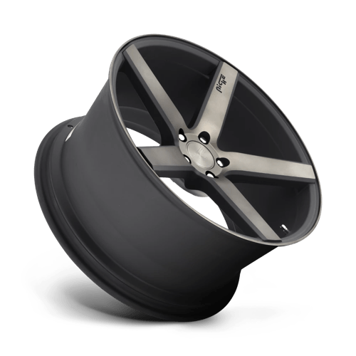 Niche M134 MILAN Matte Black Ddt Machined 19x8.5 +42 5x112mm 66.6mm - Wheelwiz