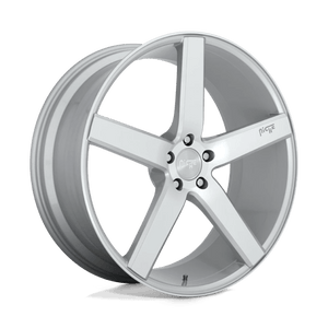 Niche M135 MILAN Gloss Silver Machined 18x8 +40 5x114.3mm 72.6mm - Wheelwiz
