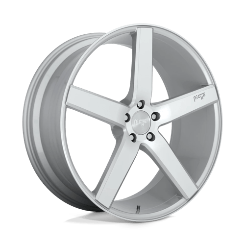 Niche M135 MILAN Gloss Silver Machined 19x8.5 +35 5x114.3mm 72.6mm - Wheelwiz