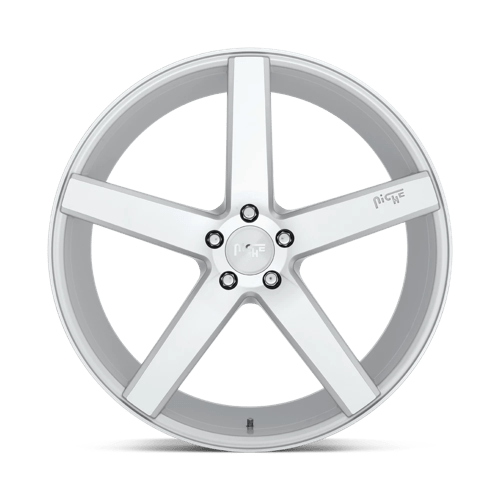 Niche M135 MILAN Gloss Silver Machined 20x8.5 +35 5x114.3mm 72.6mm - Wheelwiz