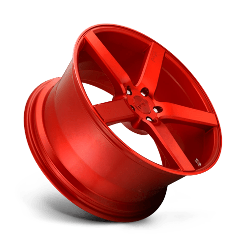 Niche M187 MILAN Candy Red 20x10.5 +35 5x120mm 72.6mm - Wheelwiz